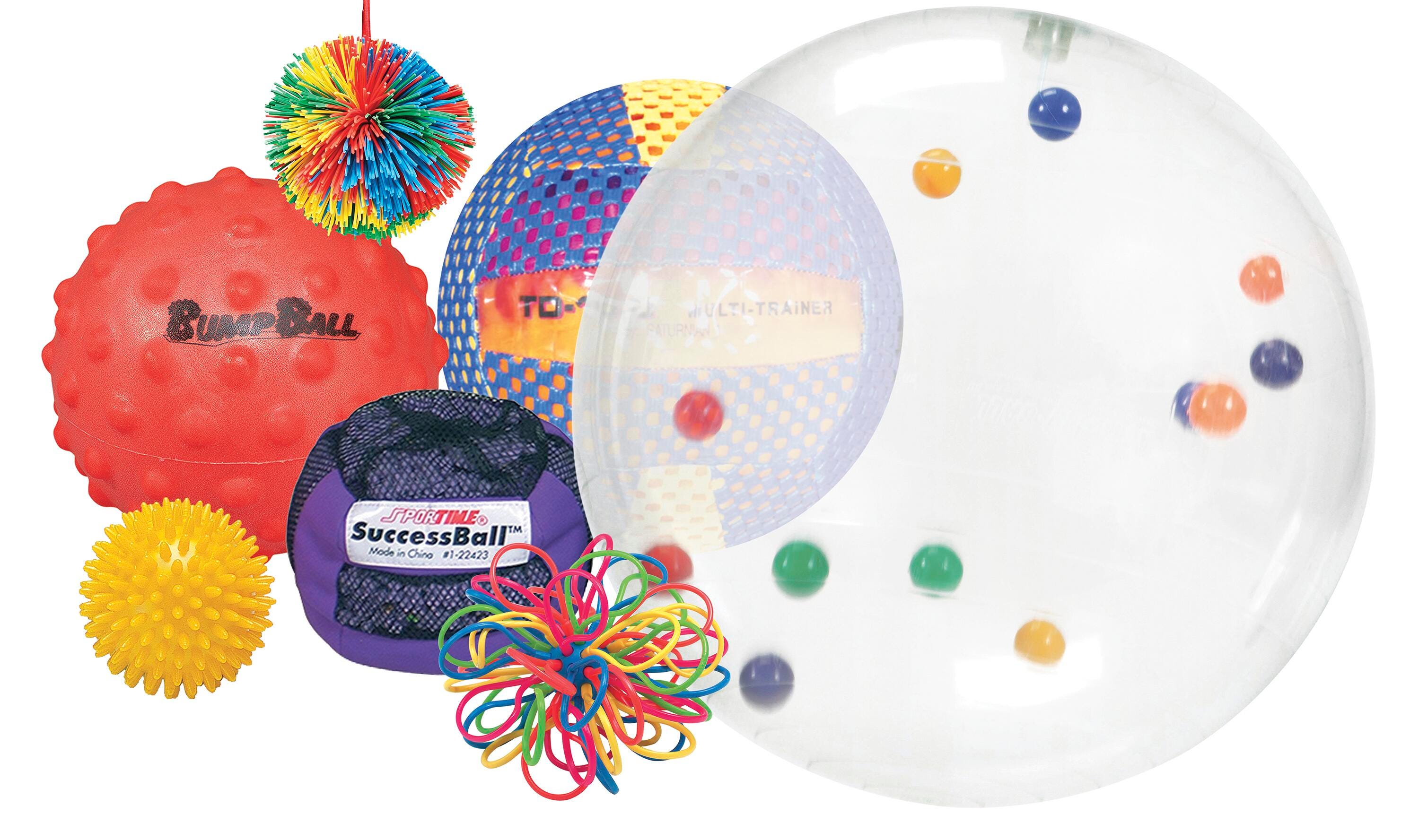 Abilitations Sensory Ball Pack, Set of 7, Item Number 015923